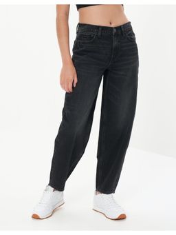 American Eagle - Women Black Balloon Jean