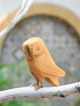 Revive Home - Orange Bright Owl Table Decor (Pack of 2)