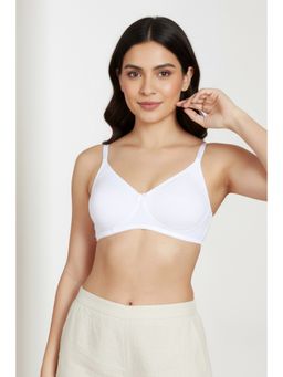 Zivame - Rosaline Side Shaping Smooth Fit 3-4th Coverage Bra - White