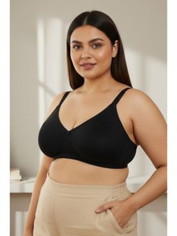 Zivame - Wirefree Super Support Bra - Black