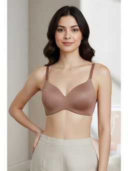 Zivame - At Work Wirefree T-Shirt Bra -Brown