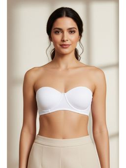Zivame - Padded Underwired Strapless Bra - White