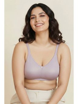 Zivame - True Curv Double Layered Wirefree Full Coverage Minimiser Bra - Elderberry