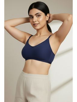 Zivame - Rosaline Single Layered Wirefree T-Shirt Bra - Blue