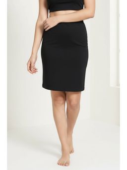 Zivame - Knee Length Layering Skirt - Black
