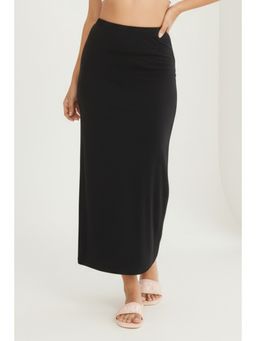 Zivame - Ankle Length Layering Skirt - Black