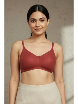 Zivame - Rosaline Essentials Double Layered Non Wired 3/4th Coverage Bra - Pink