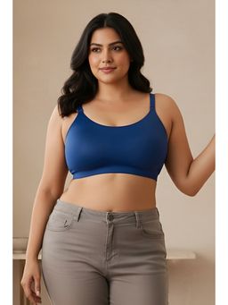 Zivame - Miracle Double Layered Non Wired Full Coverage Super Support Bra - Blue