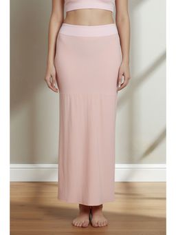 Zivame - All Day Flared Mermaid Reversible Saree Shapewear - Salmon N Powder Pink