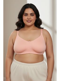 Zivame - Double Layered Non-wired 3-4th Coverage Sag Lift Bra Peach Pearl Peach
