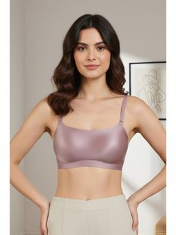 Zivame - Miracle Padded Non Wired Full Coverage T-Shirt Bra - Elderberry Purple