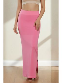 Zivame - Seamless All Day Mermaid Saree Shapewear With Removable Drawcord - Pink