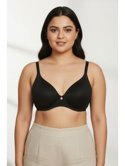 Zivame - Marshmallow Padded Non Wired 3/4Th Coverage T-Shirt Bra - Anthracite
