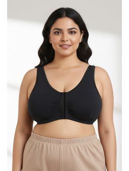 Zivame - True Curv Basics Double Layered Super Support Bra - Anthracite