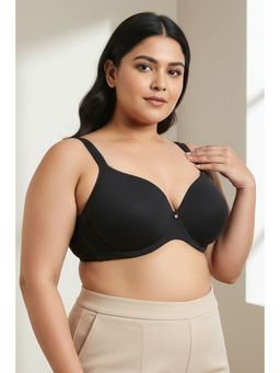 Zivame - True Curv Padded Wired 3/4Th Coverage Super Support Bra - Anthracite