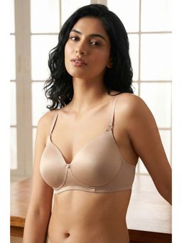 Zivame - Marshmallow Padded Non Wired 3/4Th Coverage T-Shirt - Roebuck