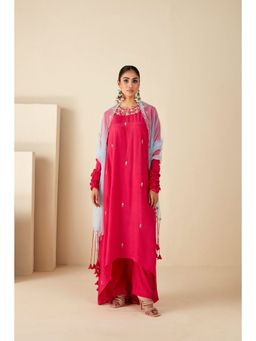 Suruchi Parakh - Womens Embroidered Kurta with Pant and Dupatta (Set of 3)