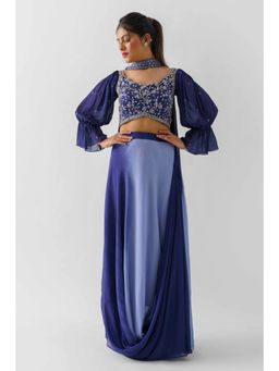 Suruchi Parakh - Womens Embellished Blouse with Lehenga and Dupatta (Set of 3)