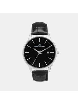 Darren Clark - Mens Black Analog Leather Watch 1001F-L0104 (M)