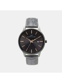 Darren Clark - Mens Black Analog Leather Watch 1001L-L0404 (M)