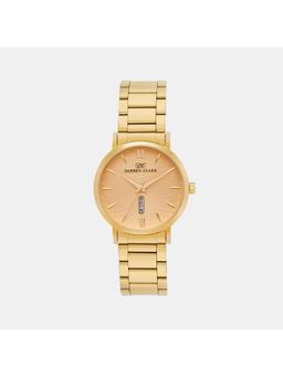 Darren Clark - Mens Gold Analog Brass Watch 1002B-M0208 (M)