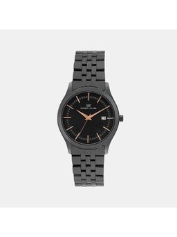 Darren Clark - Mens Black Analog Brass Watch 1003F-M0404 (M)