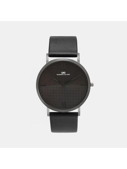 Darren Clark - Mens Black Analog Leather Watch 1005F-L0404 (M)