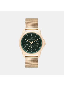 Darren Clark - Mens Green Chronograph Brass Watch 1007C-E0314 (M)