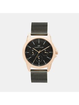 Darren Clark - Mens Black Chronograph Brass Watch 1007F-E0304 (M)