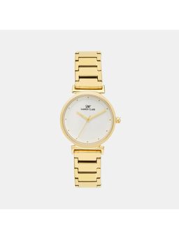 Darren Clark - Womens White Analog Brass Watch 2001B-M0202 (M)