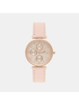 Darren Clark - Womens Rose Gold Leather Chronograph Watch 2003R-L0309 (M)