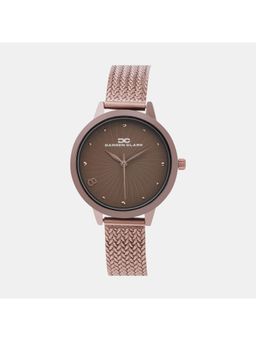 Darren Clark - Women Quartz Brown Dial Analog Mesh Watch 2006H-E0606 (M)