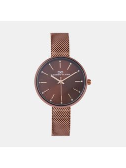Darren Clark - Women Quartz Brown Dial Analog Mesh Watch 2007H-E0606 (M)