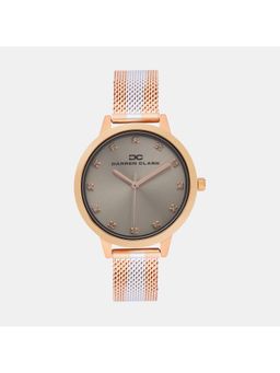 Darren Clark - Women Quartz Grey Dial Analog Mesh Watch 2008E-E0315 (M)