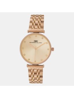 Darren Clark - Women Quartz Beige Dial Analog Metal Watch 2009C-M0307 (M)