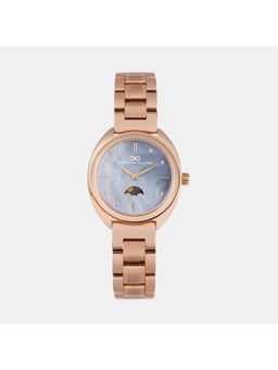 Darren Clark - Women Quartz Sea Blue Mother Of Pearl Dial Analog Metal Watch 2011C-M0317 (M)