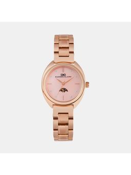 Darren Clark - Women Quartz Pink Mother Of Pearl Dial Analog Metal Watch 2011C-M0318 (M)