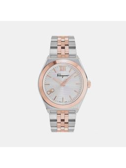 Ferragamo - Men Silver Analog Stainless Steel Watch Sfki00323 (M)