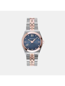Ferragamo - Women Quartz Blue Dial Analog Stainless Steel Watch Sfkj00824 (M)