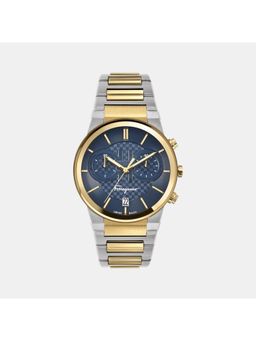 Ferragamo - Men Blue Chronograph Stainless Steel Watch Sfme00521 (M)