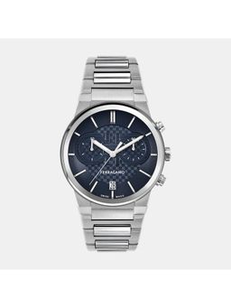 Ferragamo - Men Blue Chronograph Stainless Steel Watch Sfme01123 (M)