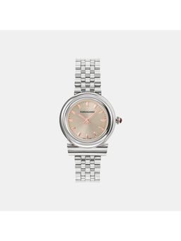 Ferragamo - Quartz Women Light Grey Analog Stainless Steel Watch Sfmv01223 (M)