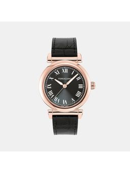 Ferragamo - Women Quartz Black Dial Analog Calf Watch Sfs000224 (M)