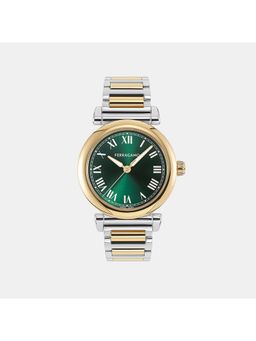 Ferragamo - Women Quartz Green Dial Analog Stainless Steel Watch Sfs000324 (M)