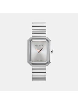 Ferragamo - Women Quartz Silver Dial Analog Stainless Steel Watch Sfs800324 (M)