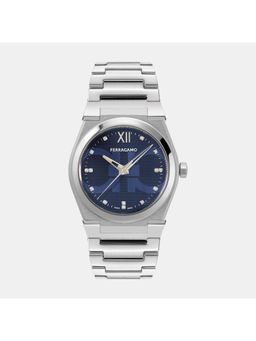 Ferragamo - Quartz Men Blue Analog Stainless Steel Watch Sfyf01023 (M)