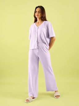 Sweet Dreams - Purple Snoopy Mint-Tint Nightsuit (Set of 2)