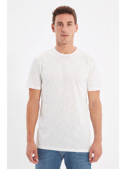 Trendyol - Man White T-Shirt
