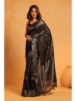 KAVVYA - Women Brown Woven Saree