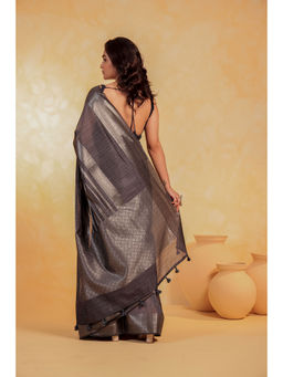 KAVVYA - Women Brown Woven Saree